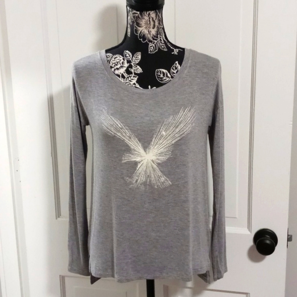 🆕️ 🩶AEO🩶 - Gray Soft & Sexy L/S Tee